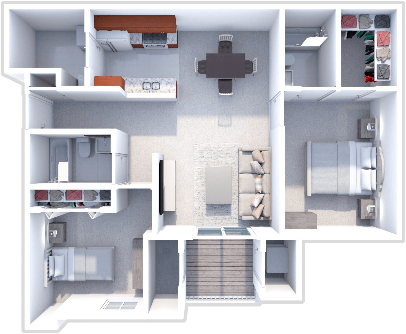 The Edison floor plan